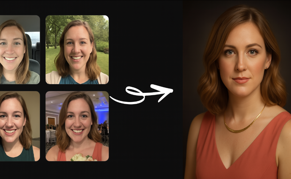 AI generated collage example